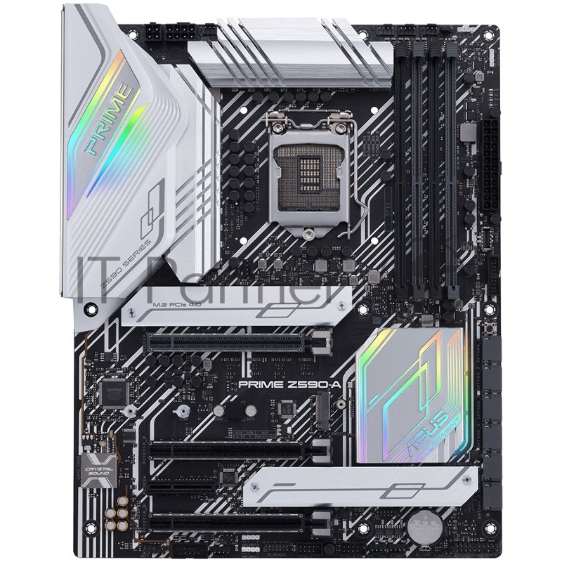 Материнская плата ASUS PRIME Z590-A, LGA1200, Z590, 4*DDR4, HDMI+DP, CrossFireX, SATA3 + RAID, Audio, Gb LAN, USB 3.2*8, USB 2.0*6, COM*1 header (w/o cable), ATX 90MB16D0-M0EAY0