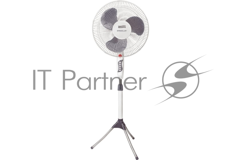 Вентилятор напольный ELX-FS02-C31 45Вт 220-240В 130см 16дюйм сер. с бел. Ergolux 13427