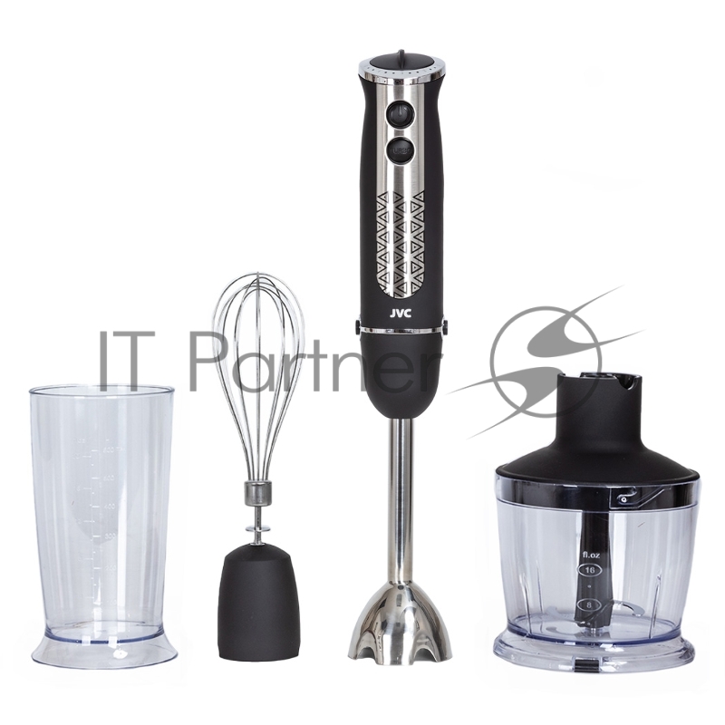 Блендер погружной, набор, максимальная мощность 1200 ватт, регулировка скорости - 5 скоростей, режим ТУРБО, 4-х лепестковый нож , измельчитель 500 мл, мерный стакан 600 мл, венчик для взбивания, петля для подвешивания.