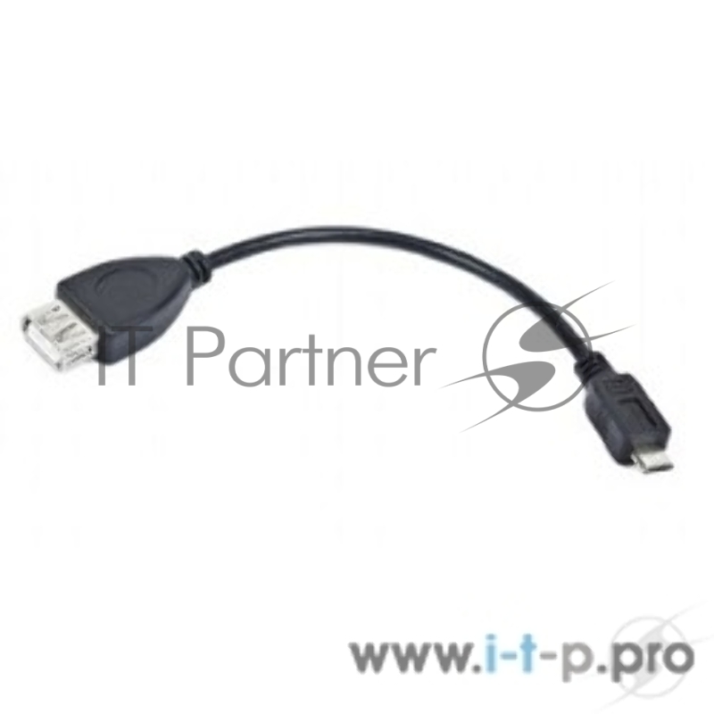 Кабель Gembird/Cablexpert A-OTG-AFBM-001 AF/MicroBM, Кабель USB 2.0 OTG , 0.15м, пакет