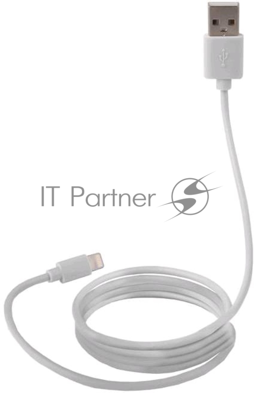 Кабель Apple Lightning коннектор USB2.0, 1.0m, CANYON CNS-MFICAB01W, Сертификация MFI, White