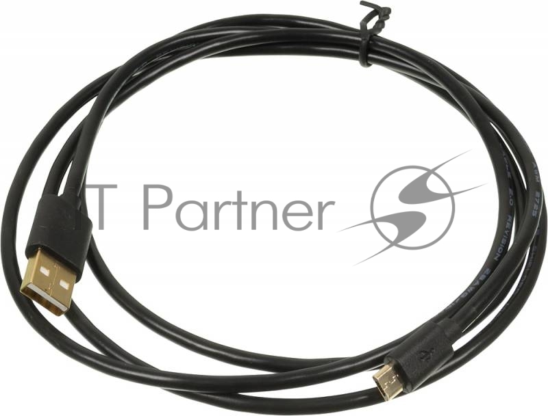 Кабель USB2.0 2A Square Connector USB A (m)/micro USB B (m) 1.5м Позолоченные контакты