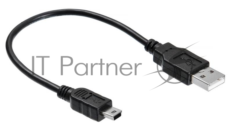 Кабель Buro USB A(f)-miniUSB черный 0.2м (OTG_MINI)