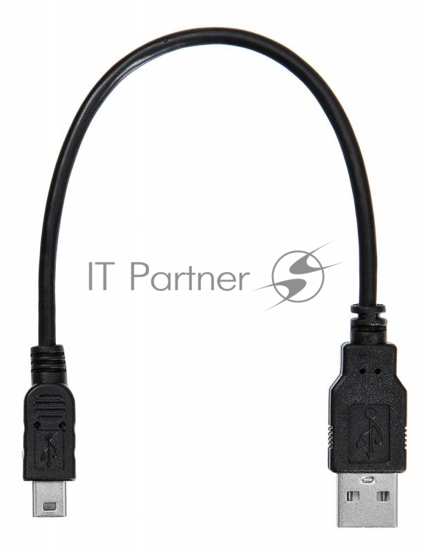 Кабель Buro USB A(f)-miniUSB черный 0.2м (OTG_MINI)