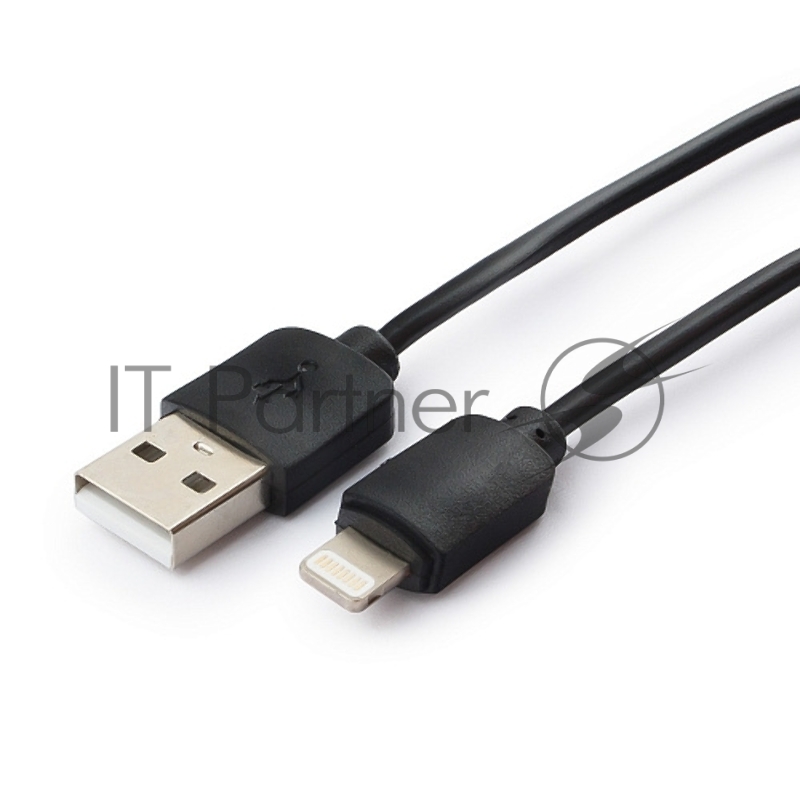 Кабель USB Гарнизон GCC-USB2-AP2-6 AM/Lightning, для iPhone5/6/7, IPod, IPad, 1.8м, черный, пакет