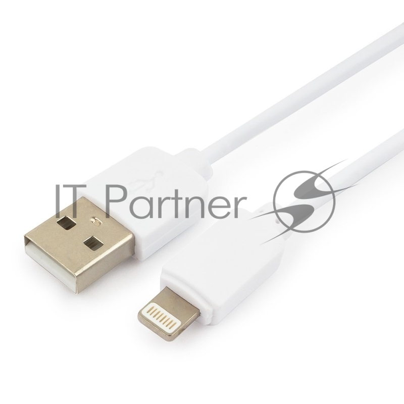 Кабель USB Гарнизон GCC-USB2-AP2-0.5M-W AM/Lightning, для iPhone5/6/7, IPod, IPad, 0.5м, белый, пакет