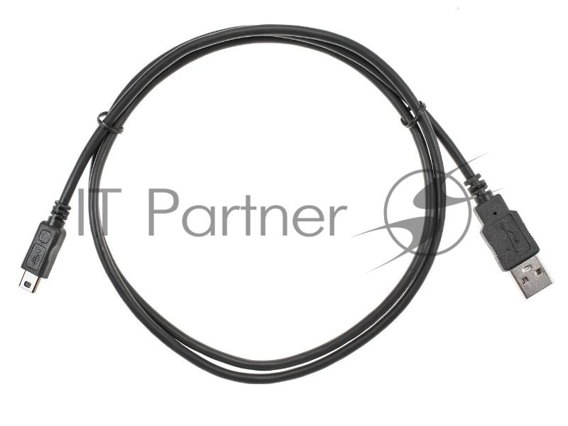 Кабель USB 2.0 A-->mini-B 5P (1м) черный TELECOM/VCOM <TC6911BK-1.0M>