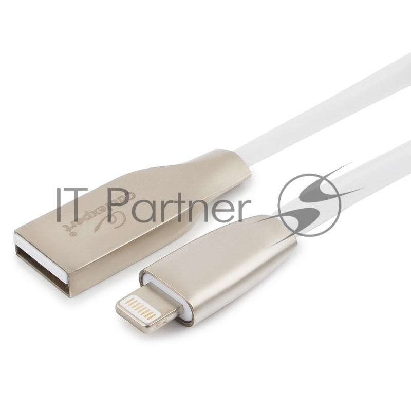 Кабель Cablexpert для Apple CC-G-APUSB01W-3M, AM/Lightning, серия Gold, длина 3м, белый, блистер
