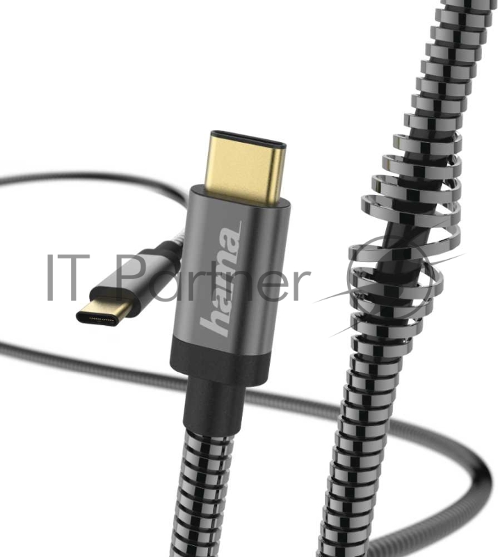 Кабель Hama 00183287 USB Type-C (m) USB Type-C (m) 1.5м черный