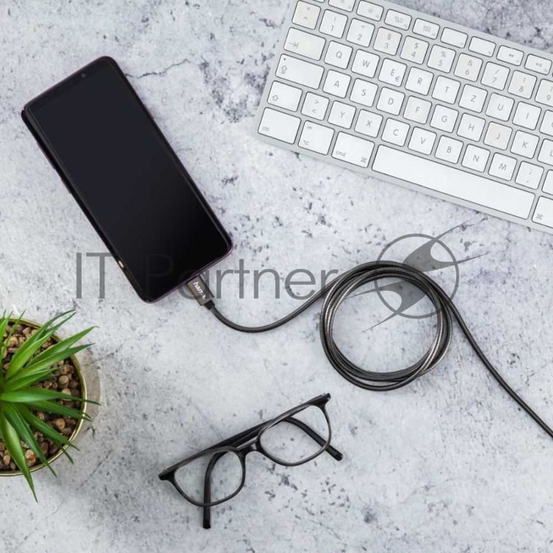 Кабель Hama 00183287 USB Type-C (m) USB Type-C (m) 1.5м черный