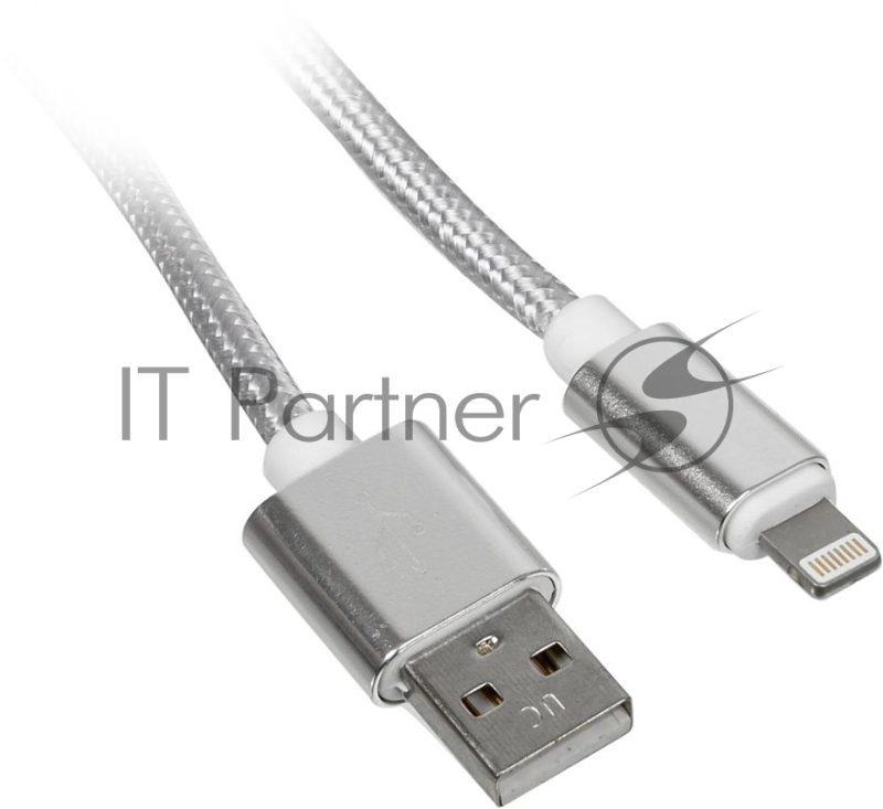 Кабель Redline УТ000014152 Lightning (m) USB A(m) 2м серебристый