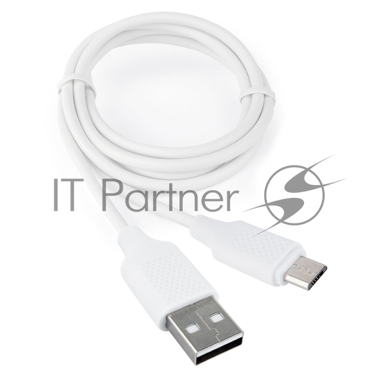 Кабель USB 2.0 Cablexpert CCB-mUSB2-AMBMO2-1MW, AM/microB, издание Classic 0.2, длина 1м, белый, блистер