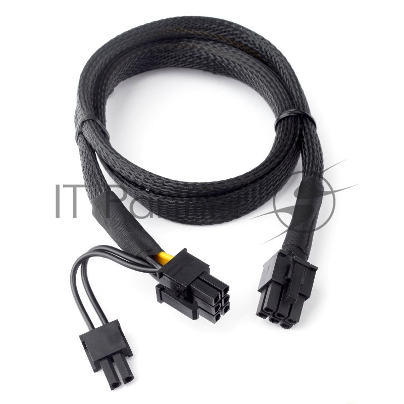 Кабель питания Cablexpert CC-PSU-86 PCI-Express 6-пин на 6+2 пин, 0.8 м