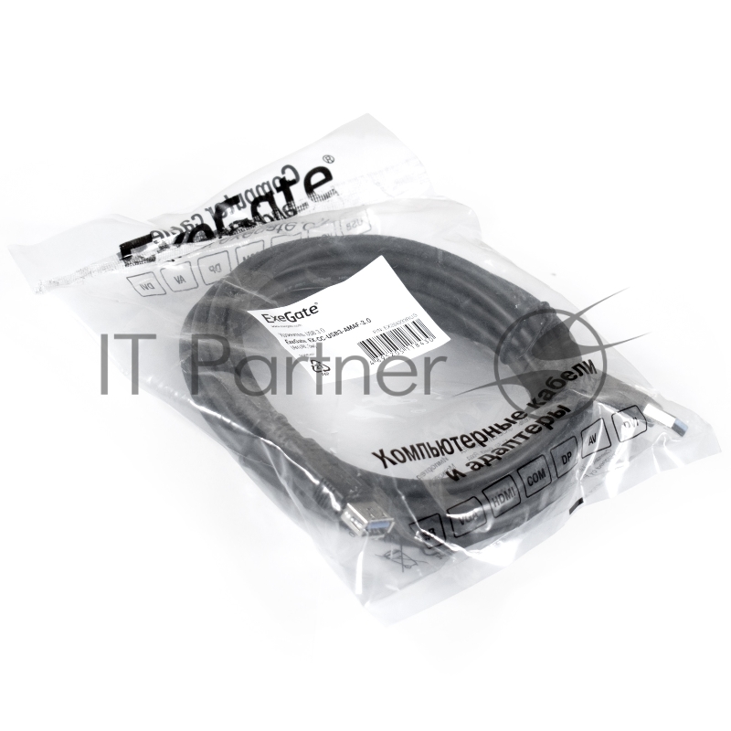 Удлинитель Exegate EX284932RUS USB 3.0 ExeGate EX-CC-USB3-AMAF-1.8 (Am/Af, 1,8м)
