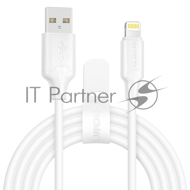 Кабель Crown USB - Lightning CMCU-3018L white