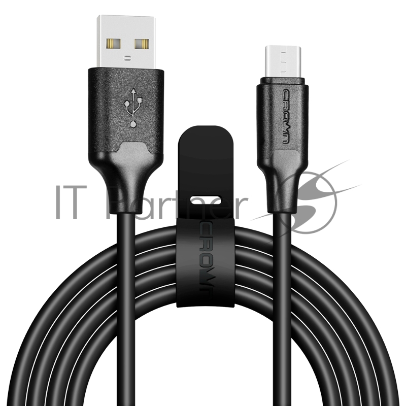Кабель Crown USB - microUSB CMCU-3016M black