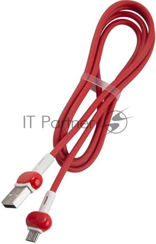 Кабель Redline Candy УТ000021984 micro USB B (m) USB A (m) 1м красный