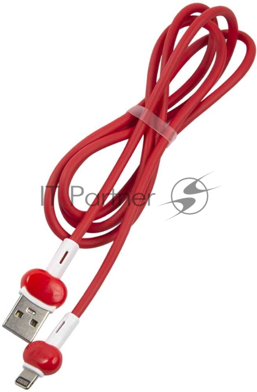 Кабель Redline Candy УТ000021989 Lightning (m) USB A(m) 1м красный