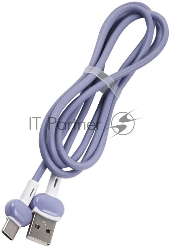 Кабель Redline Candy УТ000021997 USB Type-C (m) USB A (m) 1м фиолетовый