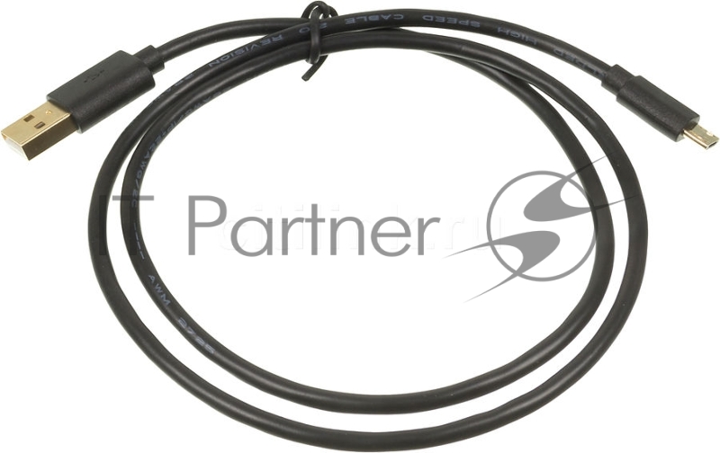 Кабель BURO 2A Square Connector, micro USB B (m), USB A(m), 0.75м, черный