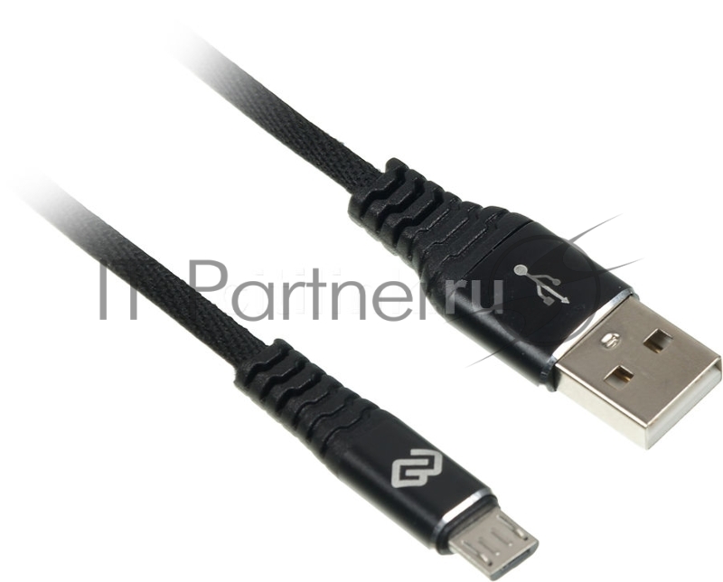 Кабель BURO USB A (m), micro USB B (m), 1.2м, черный