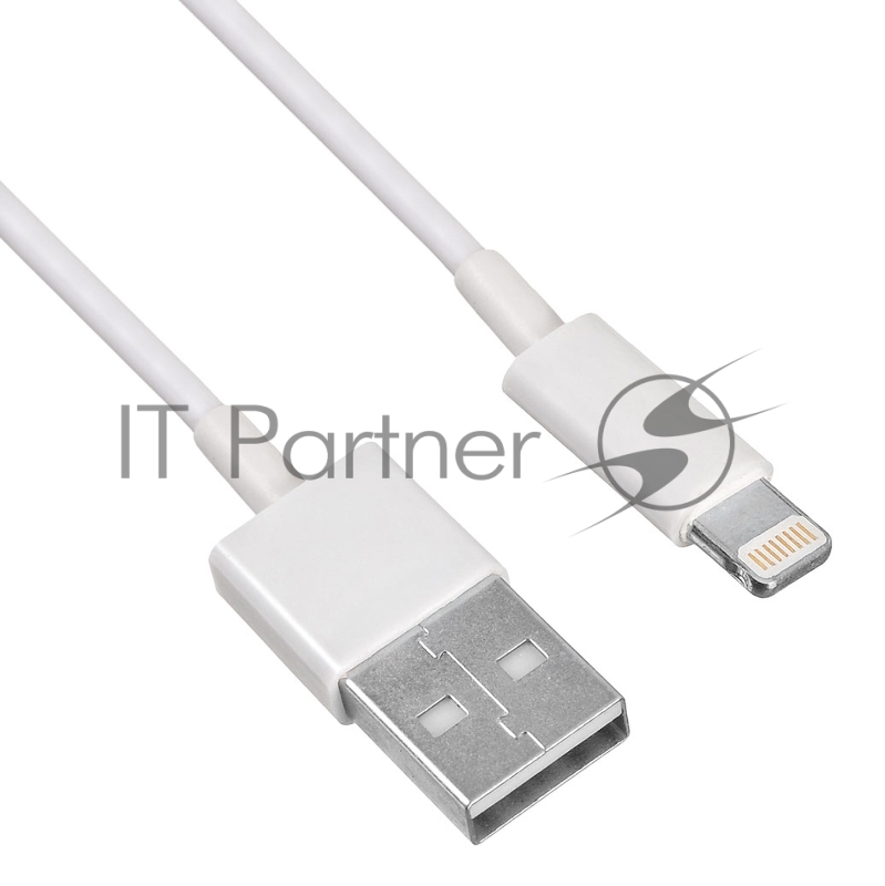 Кабель Buro USB-IP-1.2W2A 1.2м белый