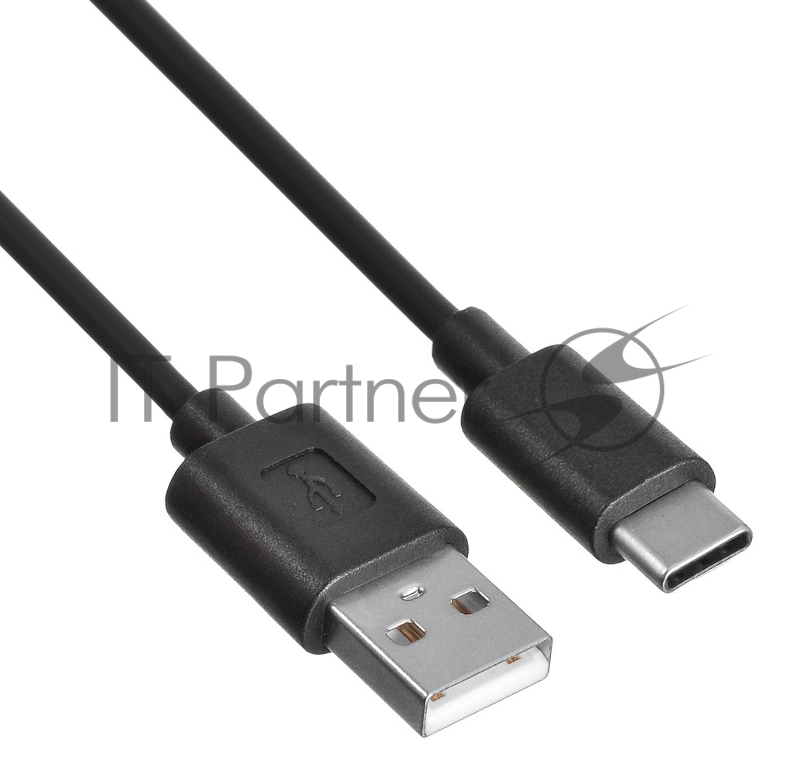 Кабель Buro USB-TC-1.2B2A 1.2м черный