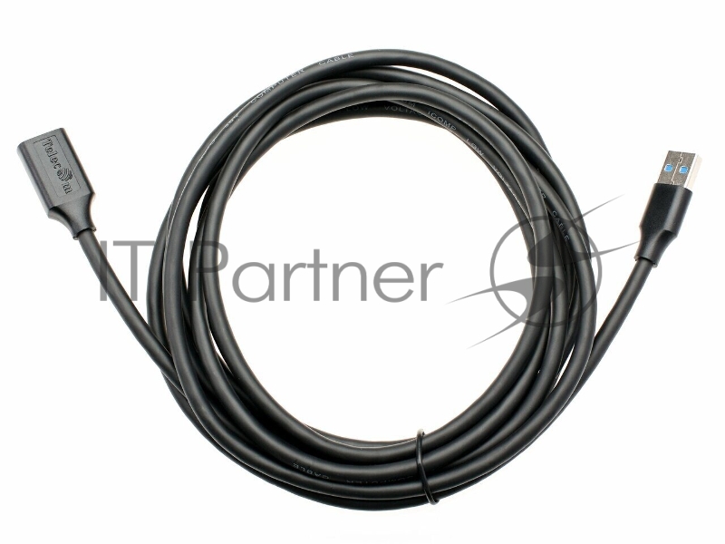 Кабель удлинительный USB3.0 Am-Af 3m Telecom черный (TUS708-3M)