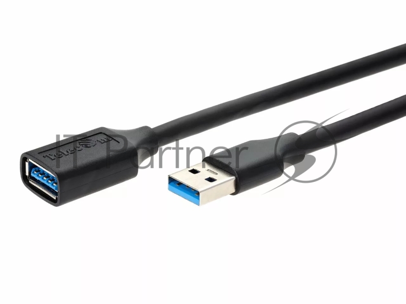 Кабель удлинительный USB3.0 Am-Af 5m Telecom черный (TUS708-5M)