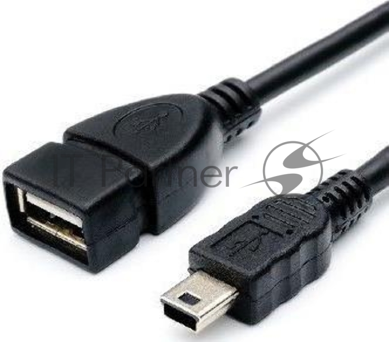 Кабель USB AF-MINIUSB OTG 0.8M ATCOM AT2821