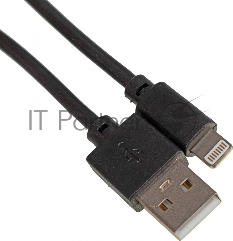 Кабель-Lightning (m) 1м черный