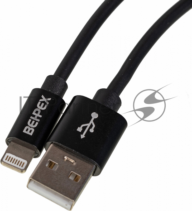 Кабель USB (m)-Lightning (m) 2м черный