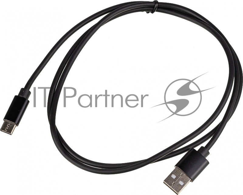 Кабель USB (m)-USB Type-C (m) 1м черный