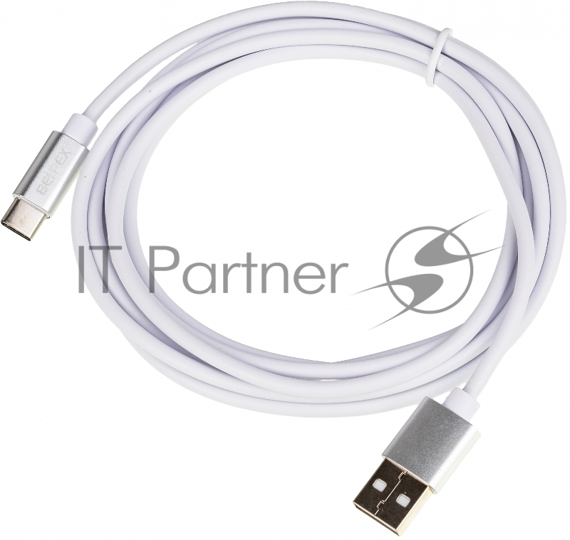 Кабель USB (m)-USB Type-C (m) 2м белый