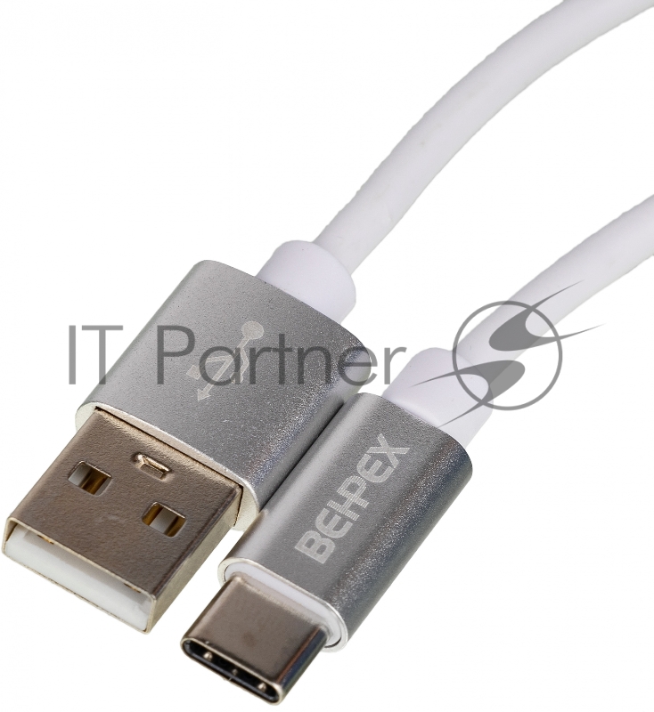Кабель USB (m)-USB Type-C (m) 2м белый