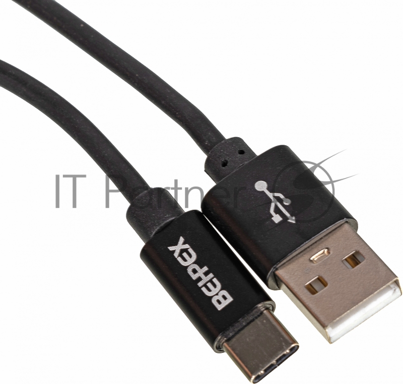 Кабель USB (m)-USB Type-C (m) 2м черный
