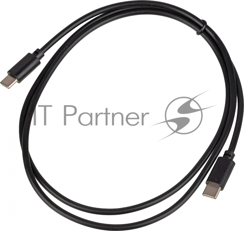 Кабель USB Type-C (m)-USB Type-C (m) 1м черный