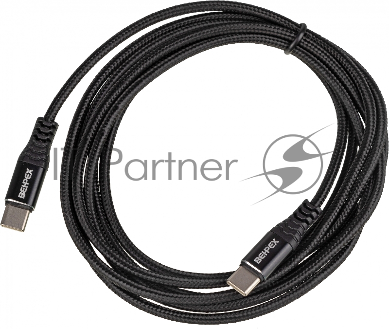 Кабель USB Type-C (m)-USB Type-C (m) 2м черный