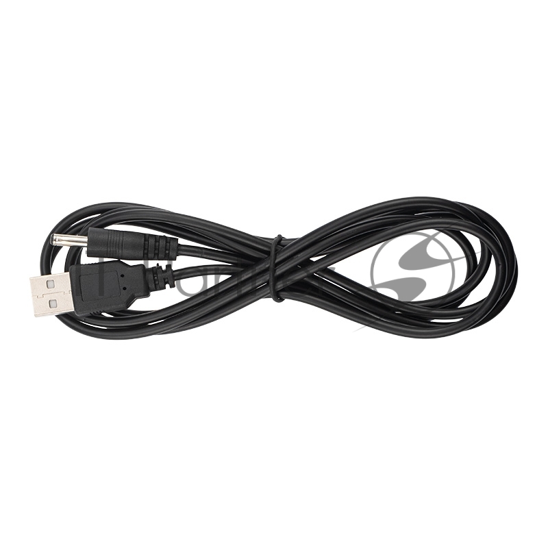 Кабель USB штекер - DC разъем питание 1,4х3,4 мм, спираль 1,5 метра REXANT