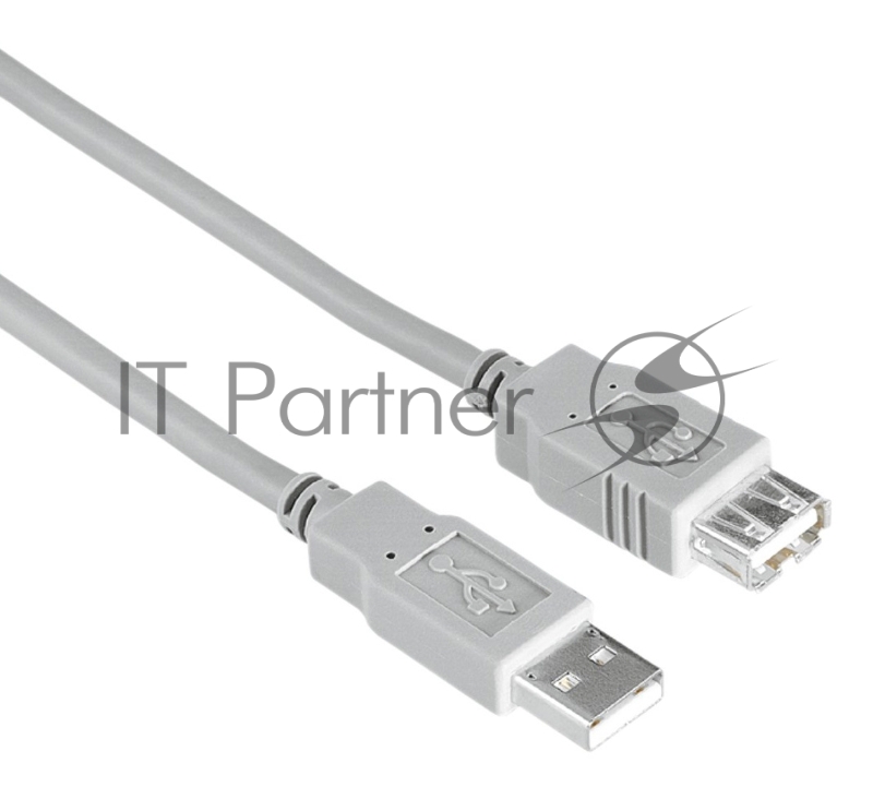 Кабель-удлинитель Hama H-200905 USB Type-A (m)/USB Type-A (f) 1.5м. серый (00200905)
