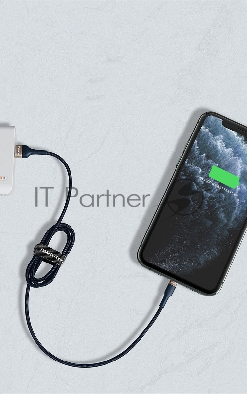 Кабель Romoss CB126 DYDC01010/CB126-81-733 USB (m)-Lightning (m) 2м синий