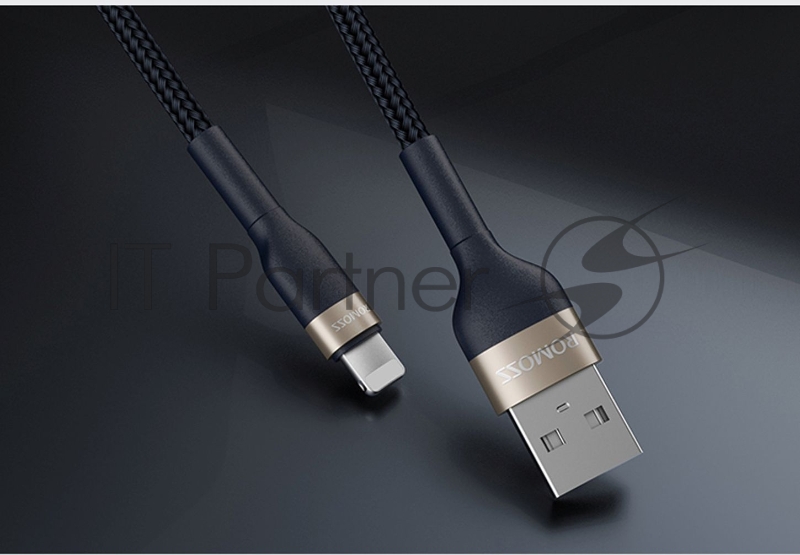 Кабель Romoss CB126 DYDC01010/CB126-81-733 USB (m)-Lightning (m) 2м синий