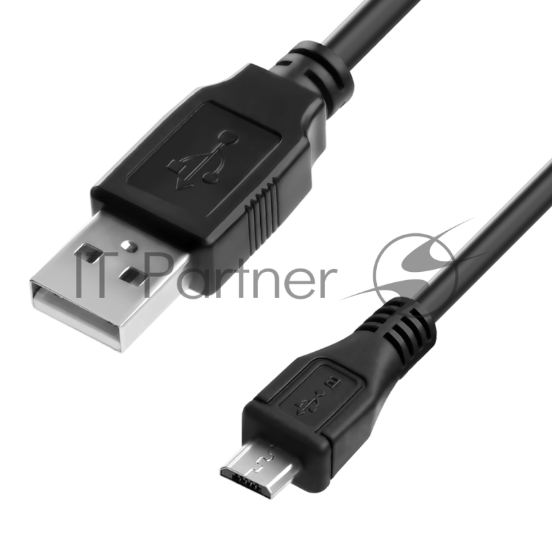 Кабель1.0m USB 2.0, AM/microB 5pin, черный Кабель1.0m USB 2.0, AM/microB 5pin, черный