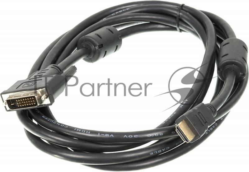 Кабель Ningbo DVI-D/HDMI 24M/19M 3m позолоченные контакты ферритовые кольца