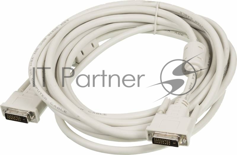 Кабель DVI Ningbo DVI-D(m) dual link/DVI-D(m) dual link 5м феррит.кольца