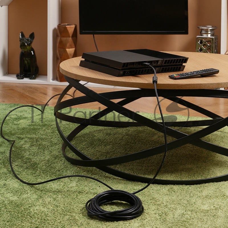 Кабель Proconnect (17-6208-6) Шнур HDMI - HDMI gold 10М с фильтрами (PE bag)