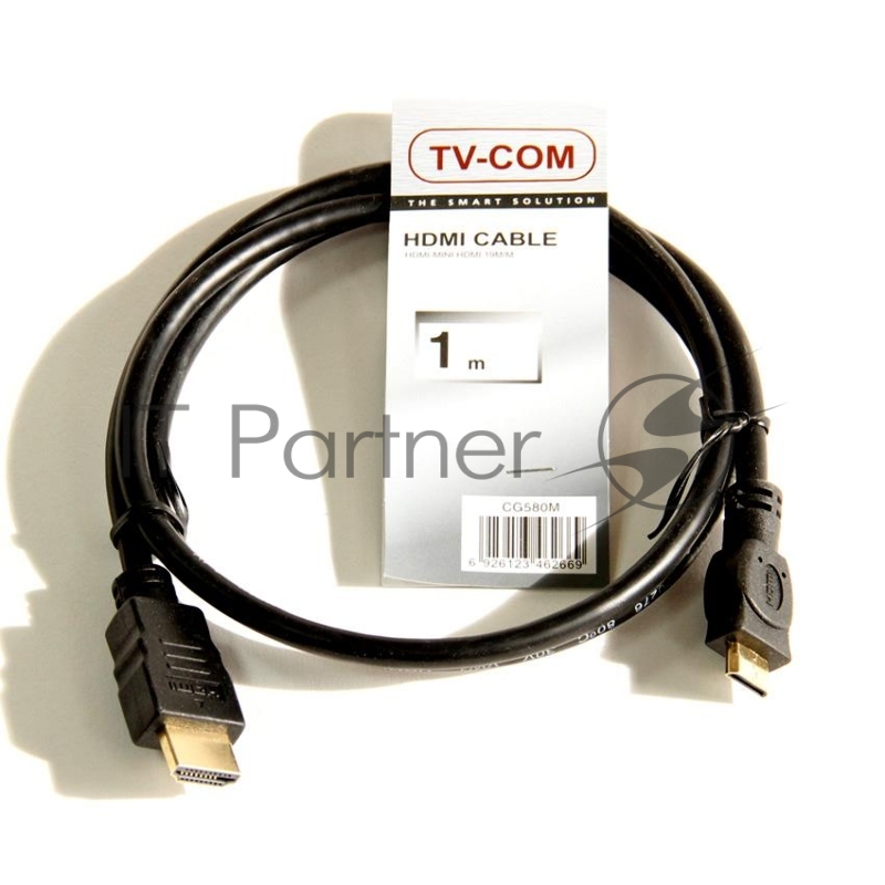 Кабель TV-COM/VCOM HDMI to MiniHDMI ver1.4V+3D, 1m (CG580M-1M) 6926123462669