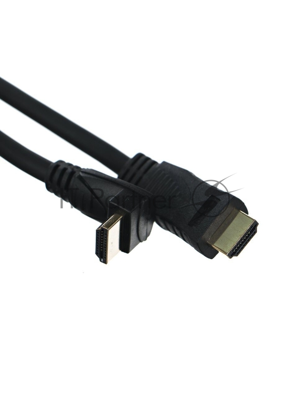 Кабель VCOM CG523-3M Кабель HDMI<=>HDMI-угловой коннектор 90град 3м, 2.0V
