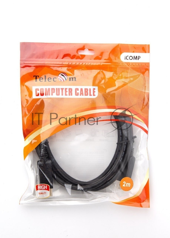 Кабель соединительный DP-DP 1.2V 4K@60Hz 2м TELECOM PRO <CG720-2M>