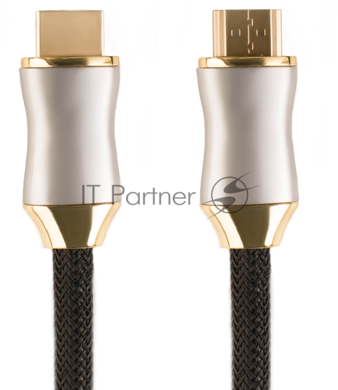 Кабель Greenconnect 5.0m HDMI версия 2.0, HDR 4:2:2, Ultra HD, 4K 60 fps 60Hz/5K*30Hz, 3D, AUDIO, 18.0 Гбит/с, 28/28 AWG, OD7.3mm, тройной экран, черный нейлон, DELUX, GCR-51282 Greenconnect Кабель 5.0m HDMI версия 2.0, HDR 4:2:2, Ultra HD, 4K 60 fps